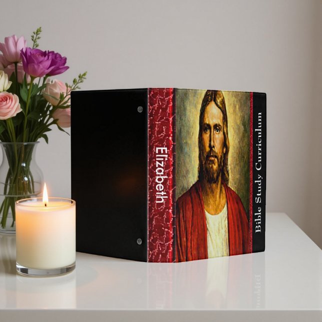 Jesus with a red robe bible study book mini binder (Creator Uploaded)