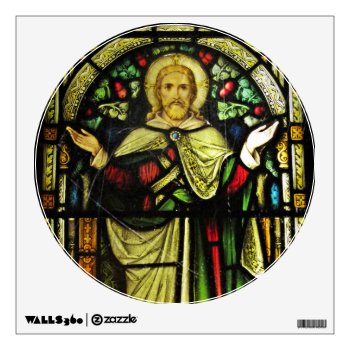Jesus With Arms Outstretched Wall Sticker by dmorganajonz at Zazzle