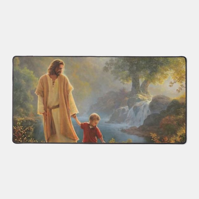 JESUS with CHILD Desk Mat (Front)