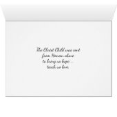 Jesus with children stained glass window cards (Inside Horizontal (Bottom))