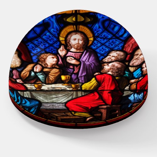 Jesus with Disciples Last Supper Religious Gift Paperweight