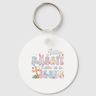 Jesus With Heart Balloon Cute Spiritual Jesus Send Keychain