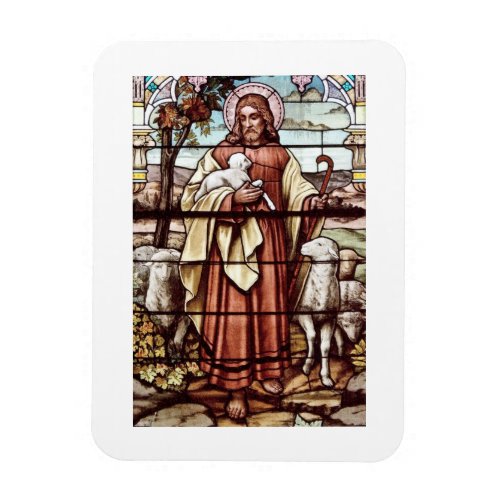 Jesus with His Sheep Magnet