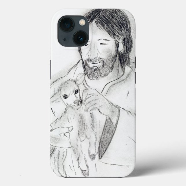 Jesus With Lamb Incipio iPhone Wallet Case (Back)