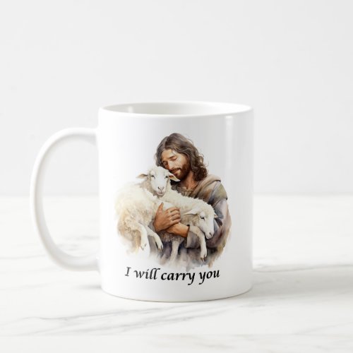 Jesus with lamb mug