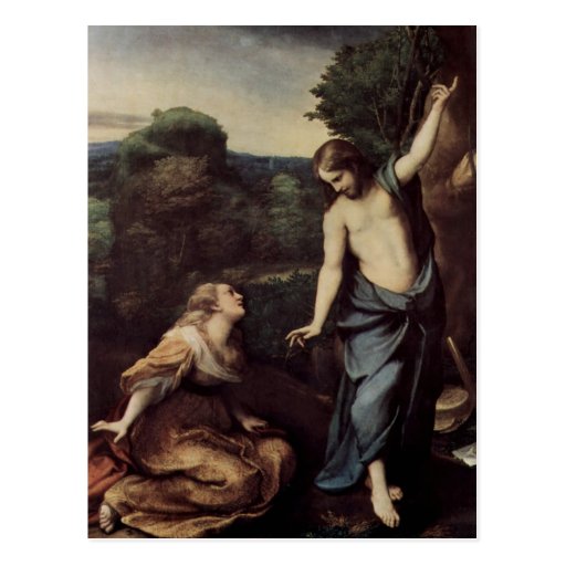 Jesus with Mary After Resurrection Postcard | Zazzle