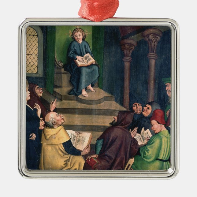 Jesus with the Doctors Metal Ornament (Front)