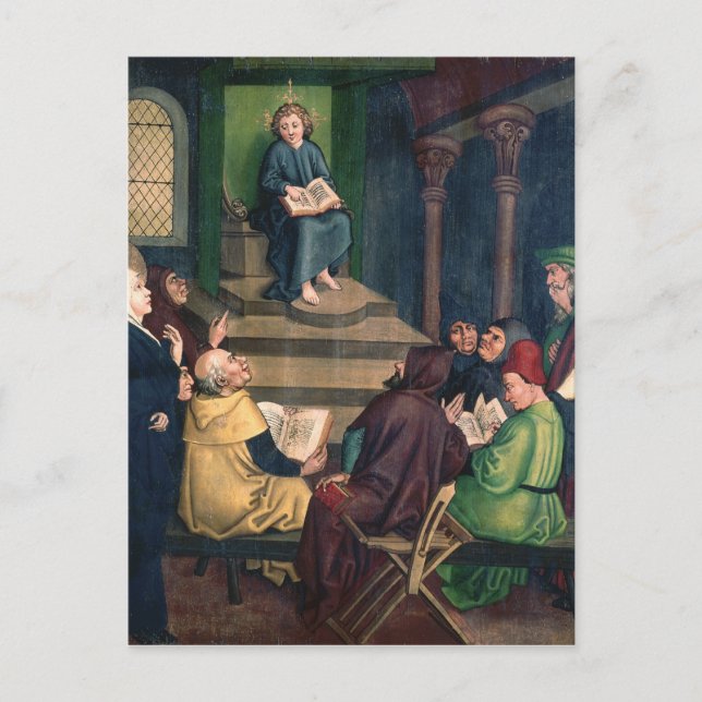 Jesus with the Doctors Postcard (Front)