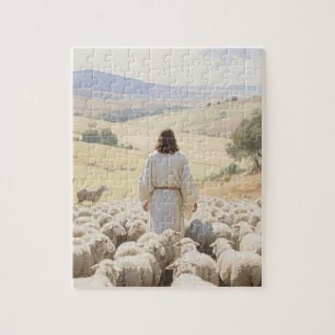Jesus with the lamb jigsaw puzzle