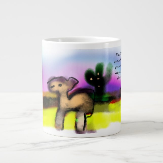 jesus with you  giant coffee mug (Front)