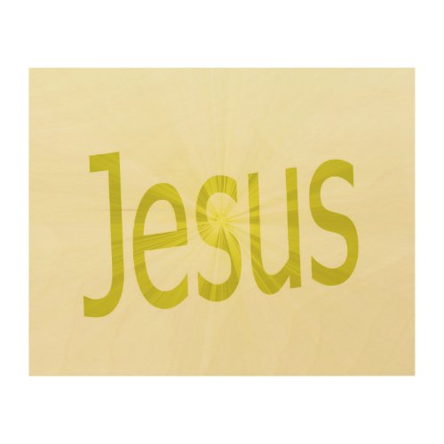 Jesus Wood Wall Art