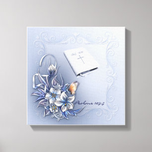 Jesus Word  Premium Wrapped Canvas (Gloss) Print