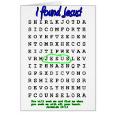 Jesus Word Search Puzzle (Front)