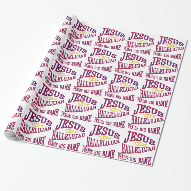jesus wrapping paper (Unrolled)