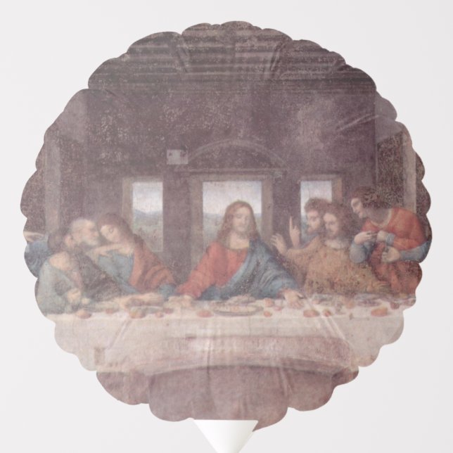Jesus "Yeshua" The Last Supper, Leonardo da Vinci Balloon (Front)