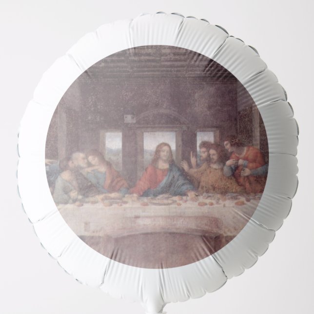 Jesus "Yeshua" The Last Supper, Leonardo da Vinci Balloon (Front)
