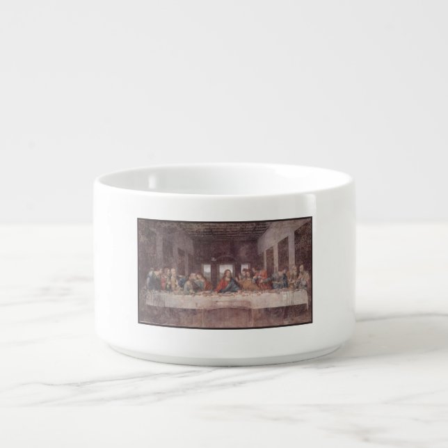 Jesus "Yeshua" The Last Supper, Leonardo da Vinci Bowl (Center)