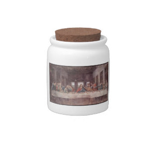 Jesus "Yeshua" The Last Supper, Leonardo da Vinci Candy Jar