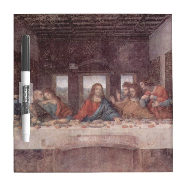 Jesus "Yeshua" The Last Supper, Leonardo da Vinci Dry Erase Board (Front)