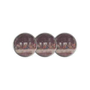 Jesus "Yeshua" The Last Supper, Leonardo da Vinci Golf Ball Marker