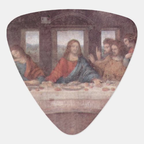 Jesus Yeshua The Last Supper Leonardo da Vinci Guitar Pick