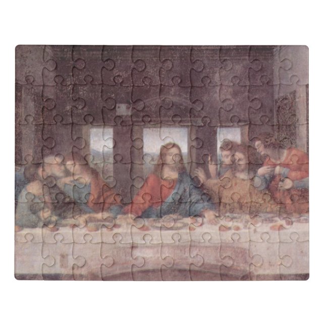 Jesus "Yeshua" The Last Supper, Leonardo da Vinci Jigsaw Puzzle (Puzzle Horizontal)