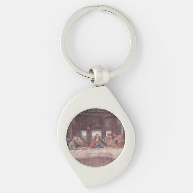 Jesus "Yeshua" The Last Supper, Leonardo da Vinci Keychain (Front)