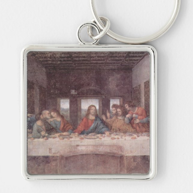 Jesus "Yeshua" The Last Supper, Leonardo da Vinci Keychain (Front)