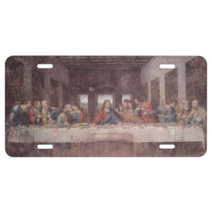 Jesus "Yeshua" The Last Supper, Leonardo da Vinci License Plate