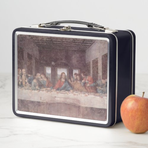 Jesus Yeshua The Last Supper Leonardo da Vinci Metal Lunch Box