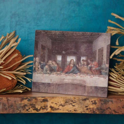 Jesus Yeshua The Last Supper Leonardo da Vinci Plaque