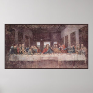 Jesus "Yeshua" The Last Supper, Leonardo da Vinci Poster