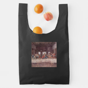 Jesus "Yeshua" The Last Supper, Leonardo da Vinci Reusable Bag