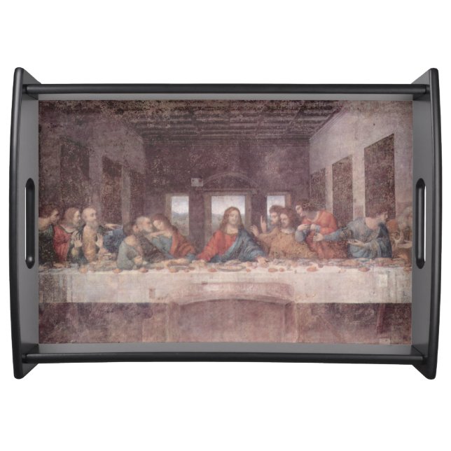 Jesus "Yeshua" The Last Supper, Leonardo da Vinci Serving Tray (Front)