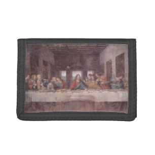 Jesus "Yeshua" The Last Supper, Leonardo da Vinci Tri-fold Wallet