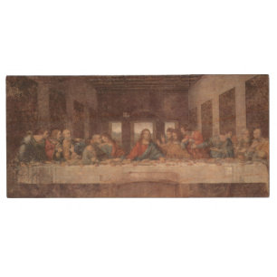 Jesus "Yeshua" The Last Supper, Leonardo da Vinci Wood Flash Drive
