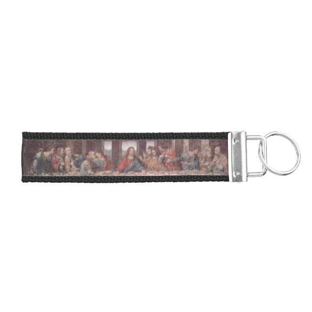 Jesus "Yeshua" The Last Supper, Leonardo da Vinci Wrist Keychain (Keys on Right)
