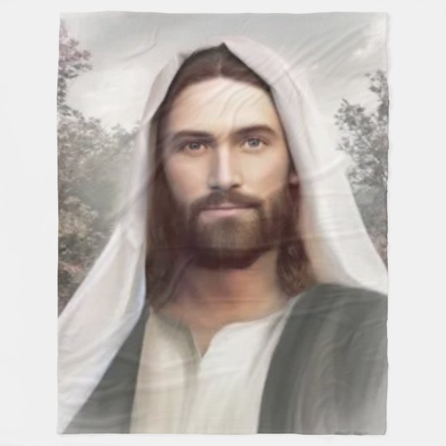 JESUS'S EYES FLEECE BLANKET (Front)