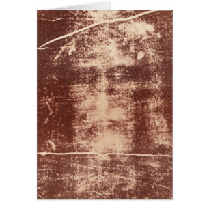 Jesus's Face Close up on the Shroud of Turin Cards