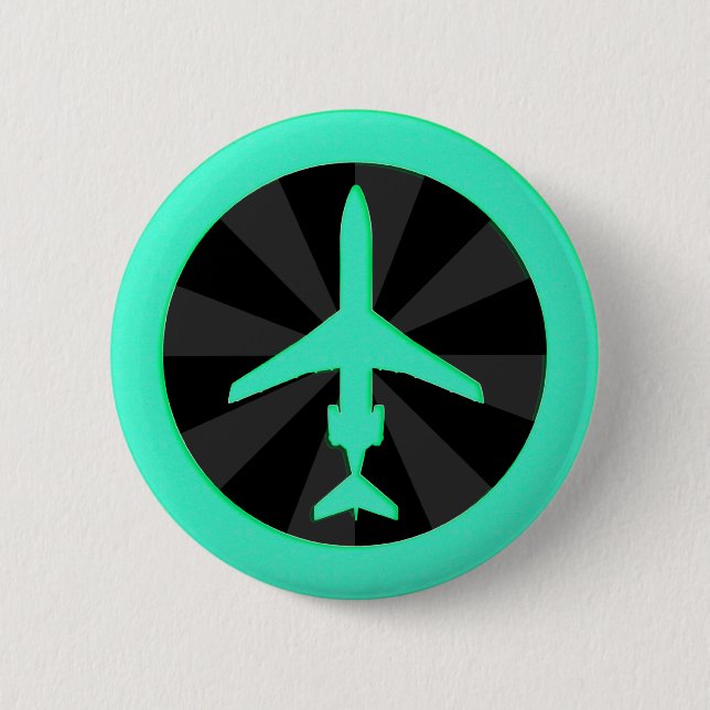 Jet Aircraft Button (Front)