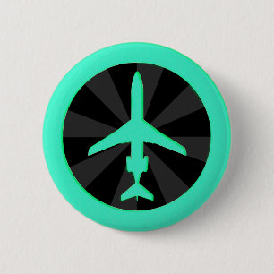 Jet Aircraft Button