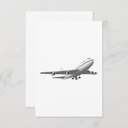 Jet Airplane (Front/Back)