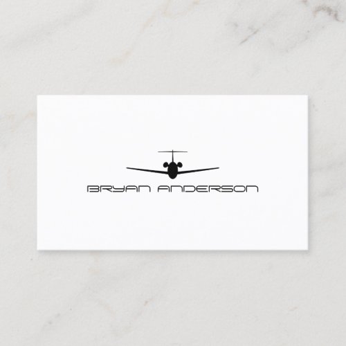 Jet Airplane Business Card