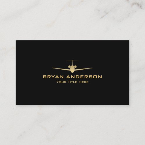 Jet Airplane Business Card