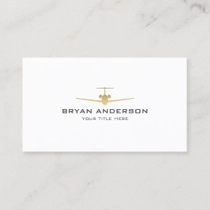 Jet Airplane Business Card