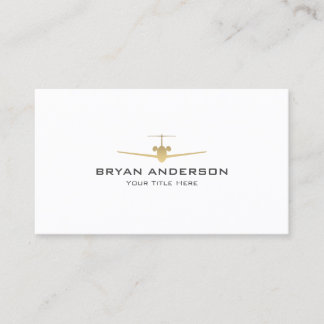 Jet Airplane Business Card