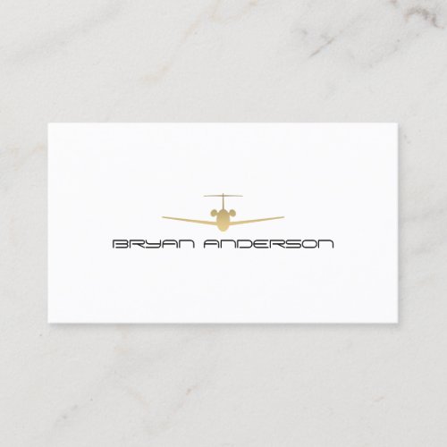 Jet Airplane Business Card