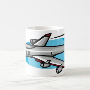 Jet Airplane For Aviation Fans Coffee Mug