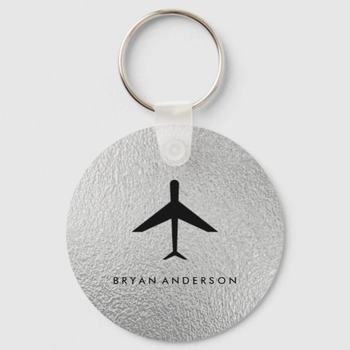 Jet Airplane Keychain
