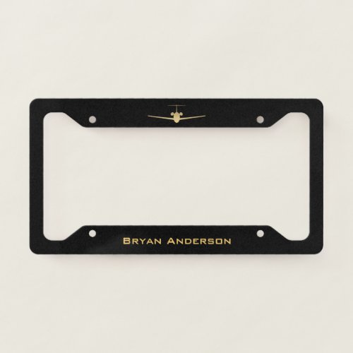 Jet_Airplane Licence Plate Frame